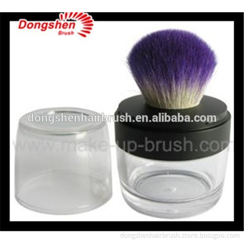 Professional makeup jar brush with mirror,makeup container ,cosmetic mirrors for girls